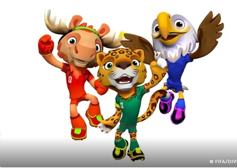 Fifa apresenta mascotes da Copa do Mundo de 2026