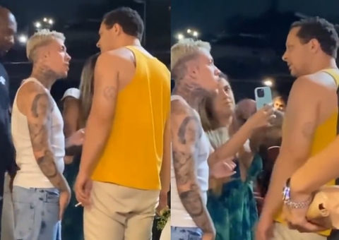 Homem que agrediu MC Daniel tem tatuagem de símbolo nazista, diz especialista