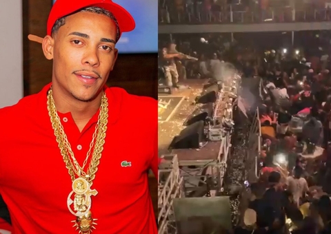 Show de MC Poze é interrompido pela polícia em Belém e público se revolta; Vídeo
