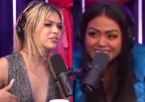 Camila Loures troca farpas com Melody ao vivo no Podcats; assista