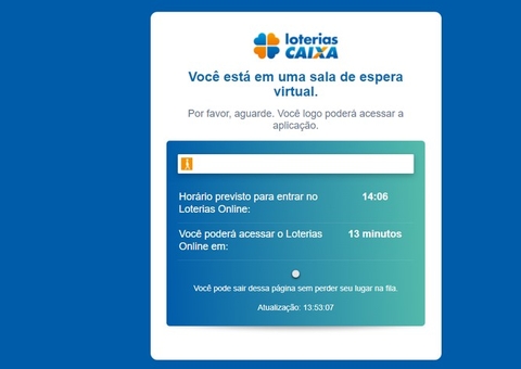 Mega da Virada tem fila virtual e gera memes: 'Dando volta em quarteirão'