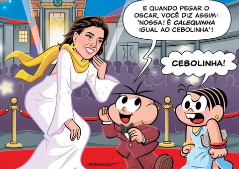 Turma da Mônica faz homenagem a Fernanda Torres por indicação ao Oscar
