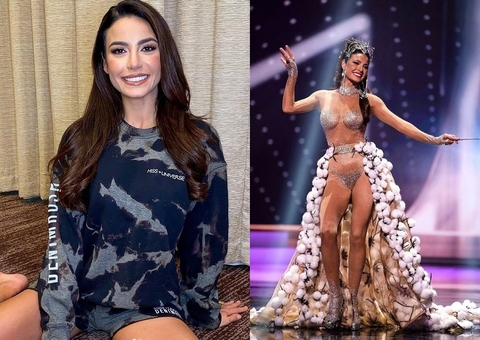 Brasileira Julia Gama brilha na véspera do Miss Universo, conheça