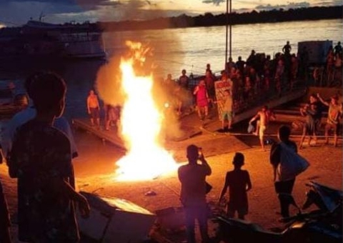 Em áudio, filho de homem incendiado em Japurá diz que pai não era pirata e foi morto por engano 