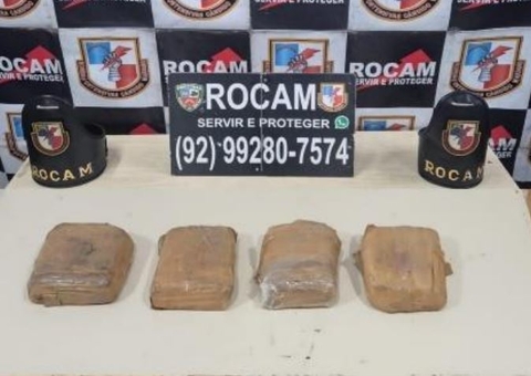 Homem é preso ao ser flagrado com drogas avaliadas em R$ 20 mil no porto de Coari