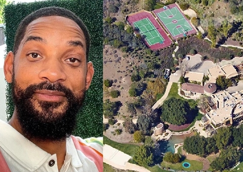 Mansão de R$ 221 milhões de Will Smith é atingida por incêndio