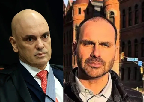 Moraes diz que Eduardo Bolsonaro continua tentando interferir em processo no STF