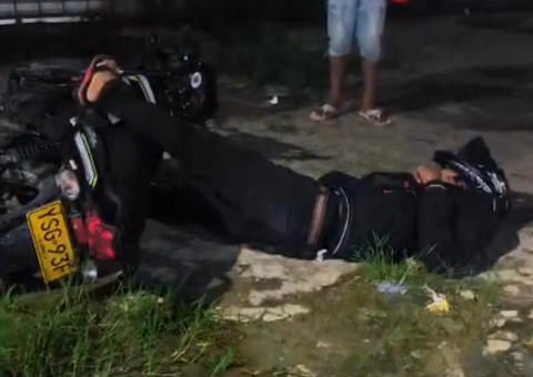 Motociclista é executado a tiros enquanto trafegava em avenida de Tabatinga