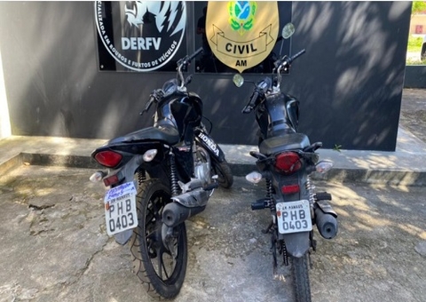Motos clonadas que seriam transportadas ao Pará são apreendidas em Manaus