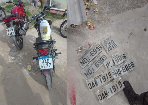 Polícia recupera motocicletas roubadas e descobre depósito de placas clonadas em Manaus