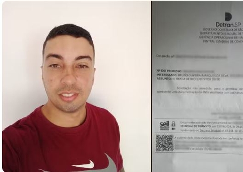 Homem tenta renovar a CNH e descobre que está 'morto' há quase uma década