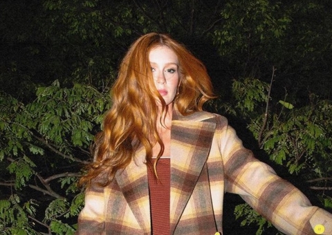 Marina Ruy Barbosa sensualiza em foto sarada de calcinha, sutiã e salto alto
