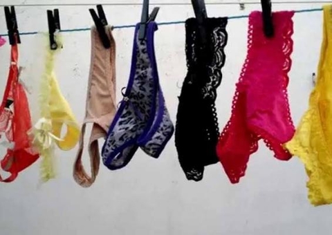 Homem é preso após furtar 21 calcinhas de residência