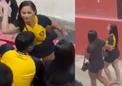 Vídeo: Torcedora flagra traição durante jogo e deixa estádio com amante