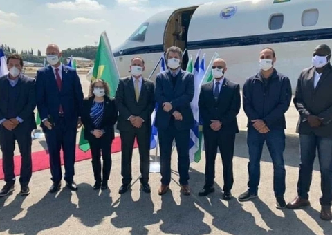 Comitiva brasileira é obrigada a usar máscara em Israel