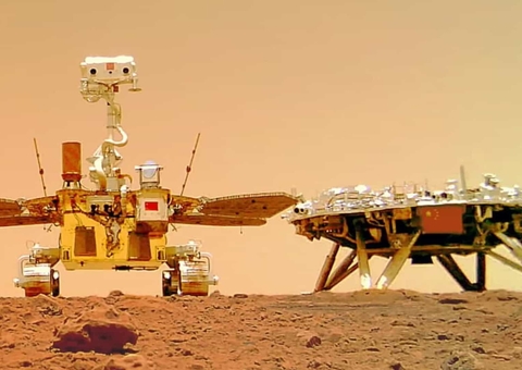 Rover chinês compartilha fotografia panorâmica inédita de Marte
