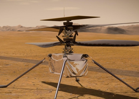 Helicóptero Ingenuity já "dormiu" sozinho em Marte