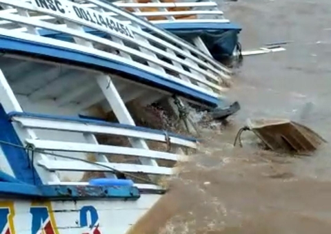 Marinha afirma não ter vítimas e danos ambientais em naufrágio no Rio Negro