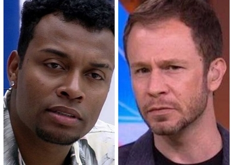 Revoltado, Nego Di ameaça Tiago Leifert: vou te dá-lhe um 'rapão'