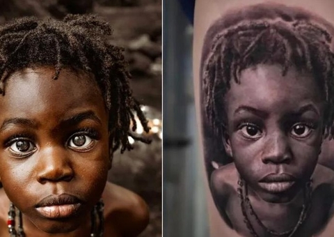 Mãe de menino que teve rosto tatuado sem autorização pede indenização na Justiça