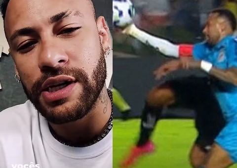 Neymar pede desculpas após ser expulso em jogo do Santos: 'podem botar na minha conta'