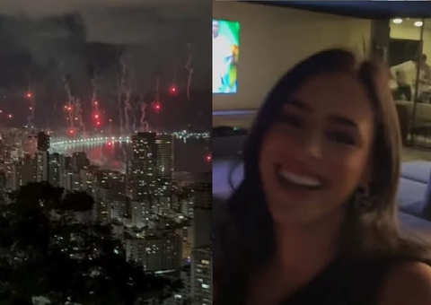 Neymar surpreende Bruna Biancardi com show de fogos de artifício em aniversário