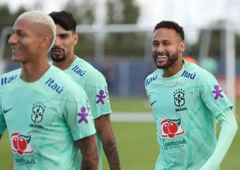Tite testa seleção com Neymar e Vini Junior no ataque e novidade na lateral