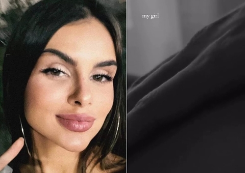 Mãe de suposto filho de Neymar confirma sexo do bebê e mostra barriga pela 1ª vez