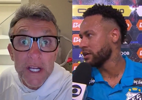 Craque Neto detona Neymar após chance de rebaixamento do Santos: 'uma vergonha jogando futebol'