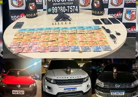 Membros de facção são presos com armas e R$ 20 mil durante festa em motel em Manaus