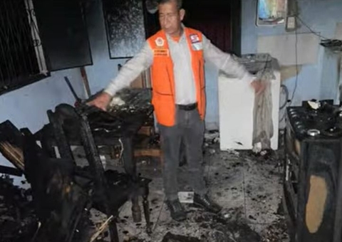 Geladeira explode dentro de casa e deixa quatro feridos em Manaus 