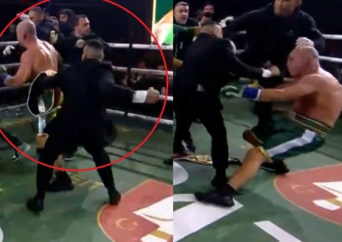 Novas imagens mostram que filho de Popó nocauteou Wanderlei Silva