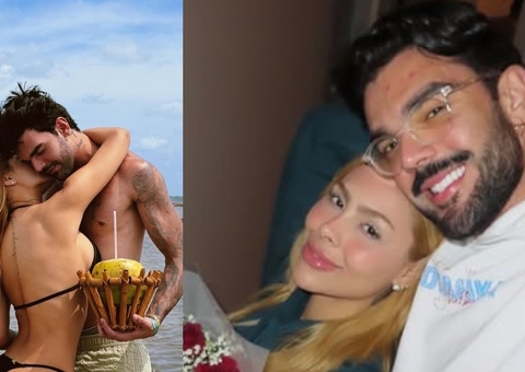 Luan Pereira pede influencer em casamento após 2 meses de namoro