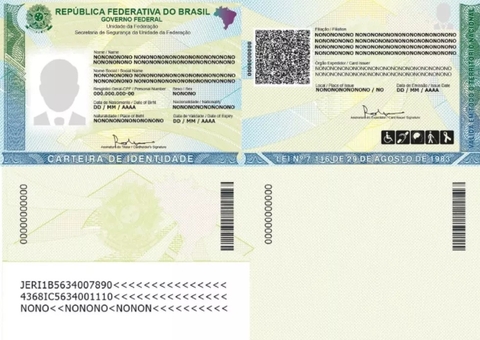 Novo modelo de RG começa a ser emitido hoje 