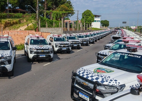 Amazonas recebe mais 369 novas viaturas para policiamento da capital e interior