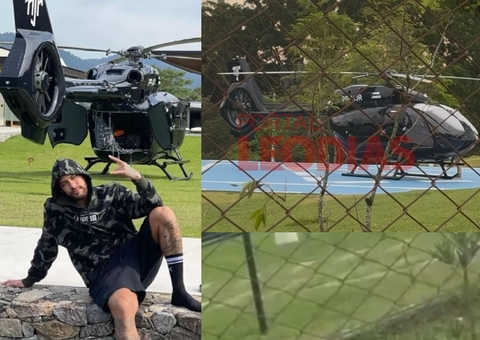 Helicóptero de Neymar é visto em chácara para festa privada com mulheres; equipe se pronuncia