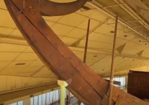 Museu do Egito recebe embarcação faraônica de mais de 4 mil anos