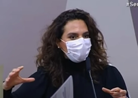 Na CPI, médica Luana Araújo diz que tratamento precoce ‘não tem cabimento'
