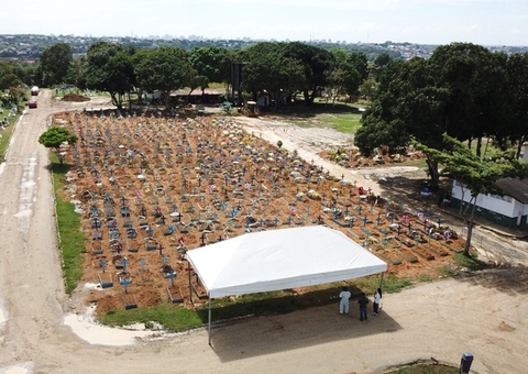 Manaus registra 34 sepultamentos neste domingo; 3 por covid-19