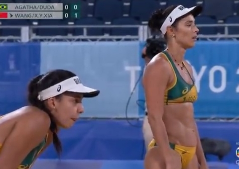 Agatha e Duda perdem para chinesas no vôlei de praia nas Olimpíadas