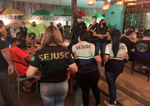 Manaus tem fiscalização para evitar menores de idade em bares e festas clandestinas