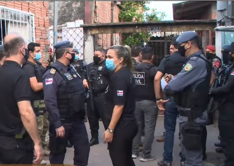 Vinte pessoas são presas durante mega operação deflagrada hoje em Manaus