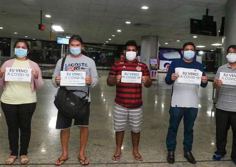 Mais oito pessoas vencem a Covid-19 e retornam a Manaus