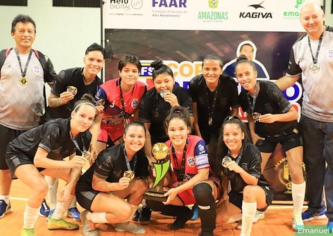 Amazonas FC retorna às quadras e fatura Copa Reis Filho de Futsal Adulto Feminino