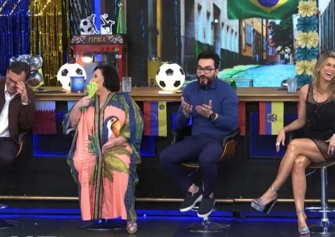 Padre Fábio de Melo comete gafe e fala palavrão ao vivo no Domingão; Veja