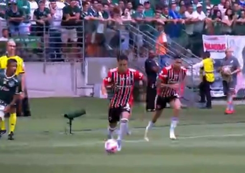 Com dois jogadores a mais, Palmeiras falha em toque final e empata com São Paulo