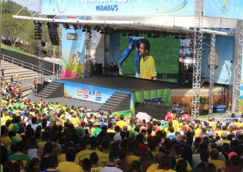 Lançado edital para exibição de jogos da Copa do Mundo 2022 nas ruas de Manaus