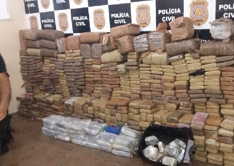 Amazonense é preso no Pará com mais de 1 tonelada de drogas dentro de casa