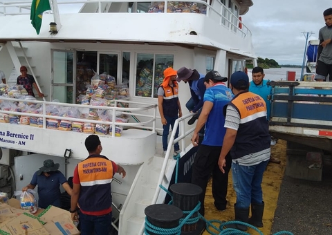 Governo inicia operação para atender famílias afetadas por temporal em Parintins