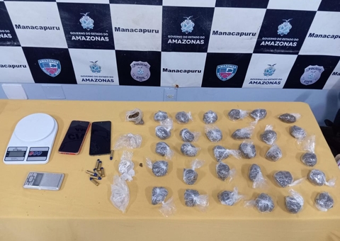 Com ficha extensa por roubos, homem é preso com drogas em Manacapuru